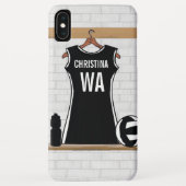  design netball zwart-wit Case-Mate iPhone case (Achterkant)