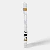  design netball zwart-wit Case-Mate iPhone case (Achterkant / Links)