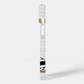 design netball zwart-wit Case-Mate iPhone case (Achterkant / Links)