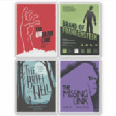 Design Nightmares -  horror film posters Sticker (Voorkant)