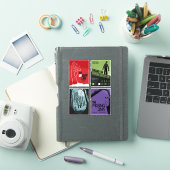 Design Nightmares -  horror film posters Sticker (iPad Cover)