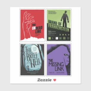 Design Nightmares -  horror film posters Sticker