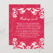 Design No.2 die goed wensen - RASPBERRY Informatiekaartje (Voorkant / Achterkant)