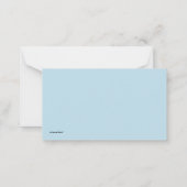 Design Notitiekaartje (Achterkant)