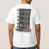 Design op de grond t-shirt (Achterkant)