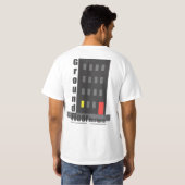 Design op de grond t-shirt (Achterkant volledig)