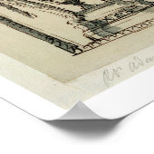 Design op ketting voor  panelen (pen en inkt en poster (Hoek)