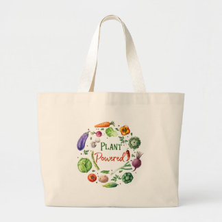 Design op plant grote tote bag