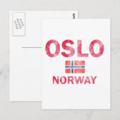 Design Oslo Noorwegen Briefkaart (Voorkant / Achterkant)