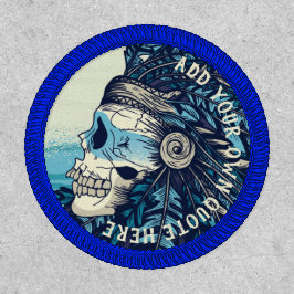Design Own Gothic Skull Native American Indian