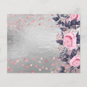 Design OWN Rosegold Metallic Event Business Flyer (Achterkant)