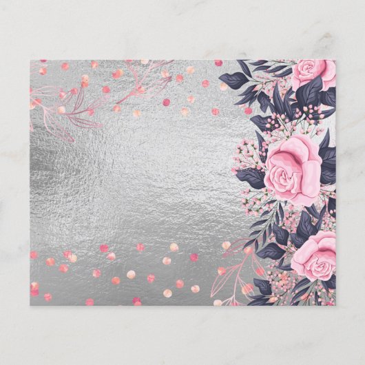 Design OWN Rosegold Metallic Event Business Flyer (Voorkant)