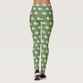 Design Pattern van Sheep Cartoon Leggings (Achterkant)