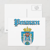Design Poznan City Briefkaart (Voorkant / Achterkant)