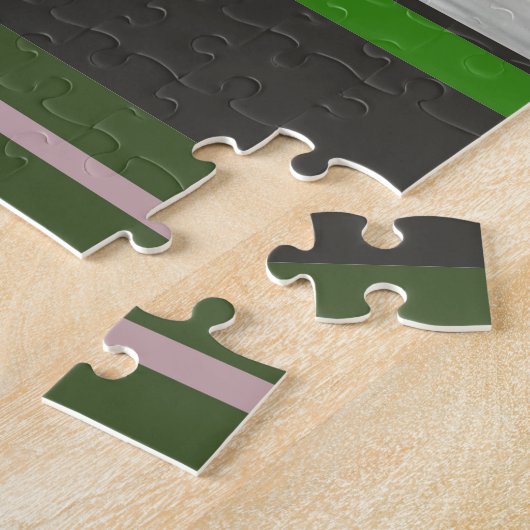 Design Puzzle: Prachtige roze waterlillies Legpuzzel (Zijkant)