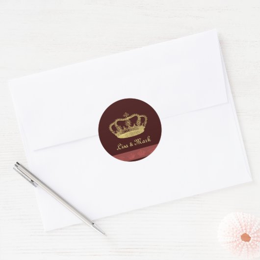 Design Ronde Sticker (Envelop)