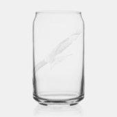 Design Rotmilan im Flug schwarzweiss Blikvorm Glas (Achterkant)