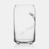 Design Rotmilan im Flug schwarzweiss Blikvorm Glas (Rechts)