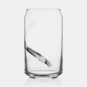 Design Rotmilan im Flug schwarzweiss Blikvorm Glas (Links)