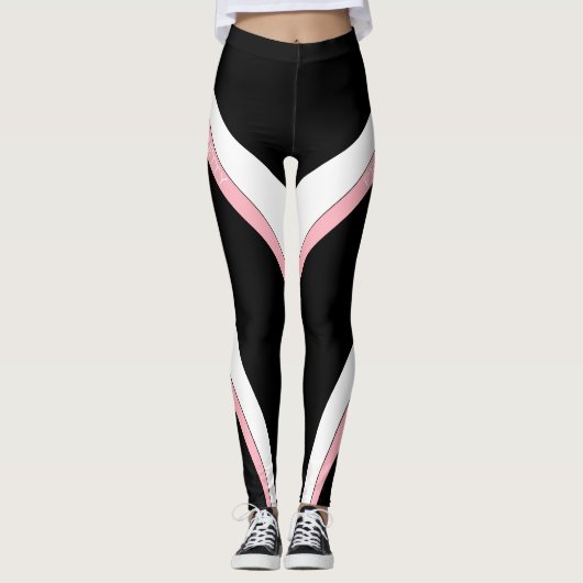 Design  roze lintstroom leggings (Voorkant)