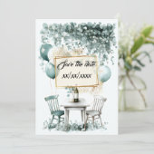 Design save the Groene date is het beste om aan te Kaart (Staand voorkant)