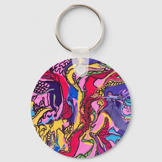 Design Sleutelhanger "Oerwoud Fever" (Achterkant)