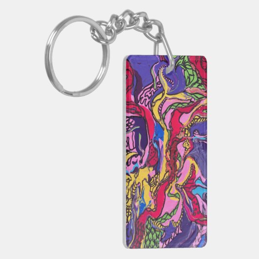 Design Sleutelhanger "Oerwoud Fever" (Voorkant Links)