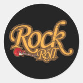 Design Sticker - Rock 'n Roll (Voorkant)