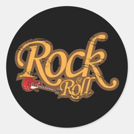  Design Sticker - Rock 'n Roll (Voorkant)