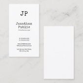  design, stijlvolle, platte Retro Professional Visitekaartje (Voorkant / Achterkant)