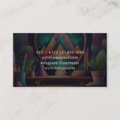 Design Studio Grafisch Ontwerper Social Media Kuns Visitekaartje (Achterkant)