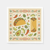 Design – Tex-Mex Tacos & Burritos (Texas) for USA Servet (Voorkant)