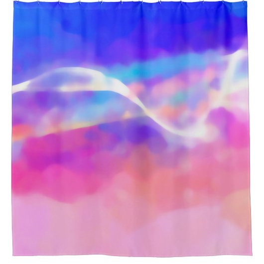 design textuur digitale kunstachtergrond abstracte douchegordijn (Voorkant)