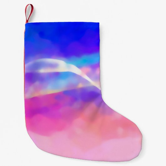 design textuur digitale kunstachtergrond abstracte kleine kerstsok (Voorkant)