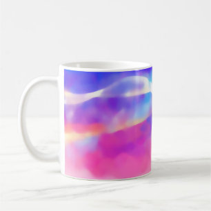 design textuur digitale kunstachtergrond abstracte koffiemok