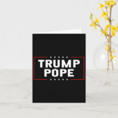 Design Trump Pope Kaart (Gele Bloem)