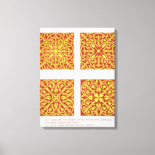 design uit de 13e eeuw, illustratie uit 'Spec' Canvas Afdruk