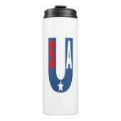 DESIGN USA-fles Thermosbeker (Voorkant)