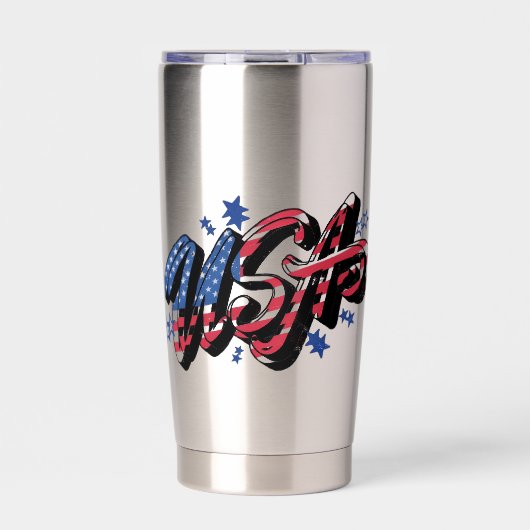 design usa geïsoleerde drinkbeker (Voorkant)