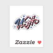 design usa sticker (Vel)