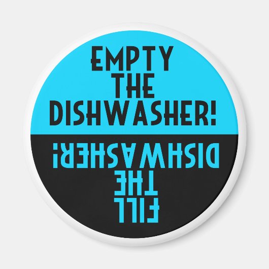  design vaatwasser ronde magneet (Voorkant)