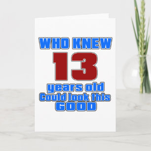 design van 13 jaar kaart