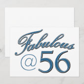 design van 56 jaar oud (Voorkant / Achterkant)