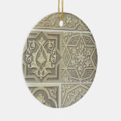 Design van Arabische tegels (kleurenlitho) Keramisch Ornament (Rechts)