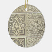 Design van Arabische tegels (kleurenlitho) Keramisch Ornament (Links)
