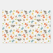 Design van bossen Verpakkingspapierset Inpakpapier Vel (Voorkant 2)