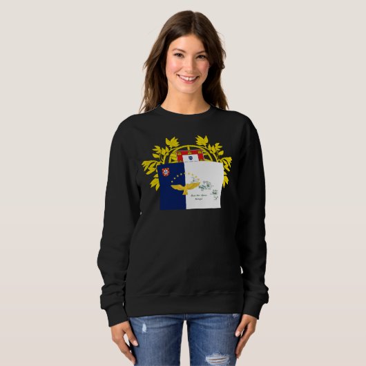 Design van de Azoren Trui (Voorkant volledig)