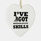 Design van de Braziliaanse Jiu Jitsu Martial Arts Keramisch Ornament (Rechts)