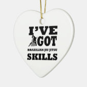 Design van de Braziliaanse Jiu Jitsu Martial Arts Keramisch Ornament (Links)