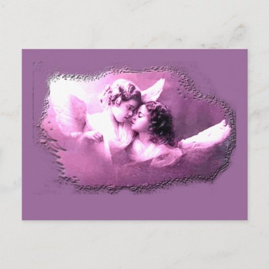  Design van de Franse Angels Briefkaart (Voorkant)